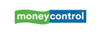 Moneycontrol logo with green and blue , competishun jee and neet coaching